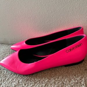 Calvin Klein HOT pink flat
